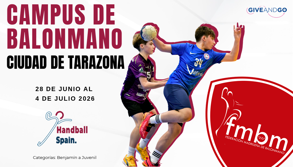Apúntate al Campus de la Federación Madrileña de Balonmano en Tarazona (Zaragoza)